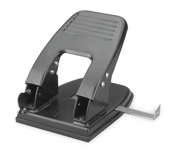 Zoro Select Paper Punch, 2-Hole, Blk, 30 Sheet 2WFT7