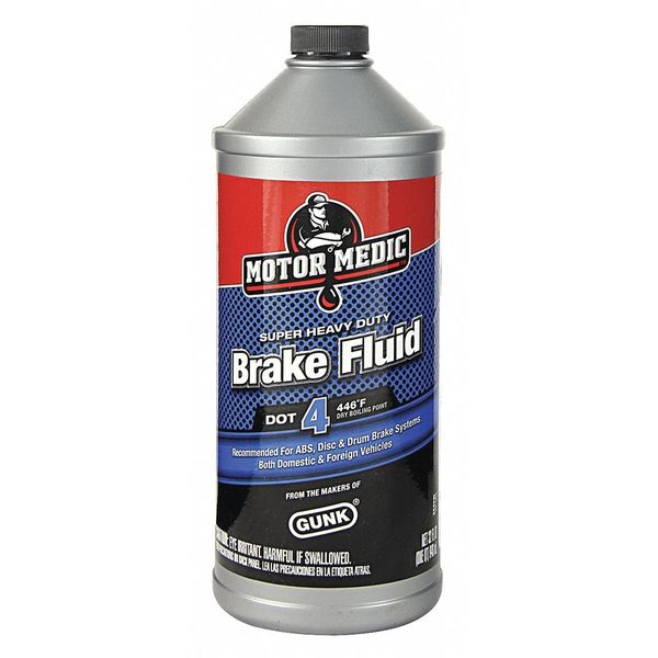 Motor Medic 1 qt. DOT 4 Brake Fluid - Plastic Bottle M4532