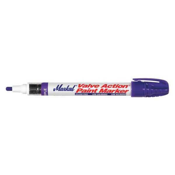 Markal Paint Marker, Medium Tip, Purple Color Family, Paint 96817