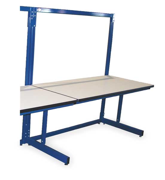 Pro-Line Bolted One Sided Configurable Workstation, ESD Laminate, 60 in W, 30 in to 36 in Height, 750 lb B6030SAC