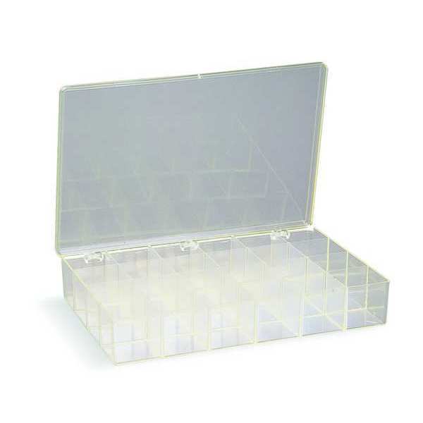 Flambeau Compartment Box with 24 compartments, Plastic, 2 13/16 in H x  8-1/2 in W 6680KC