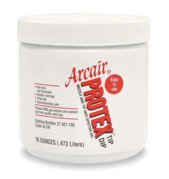 Arcair Anti-Spatter, 16 Oz, Jar, -40 to 120 F 57021105