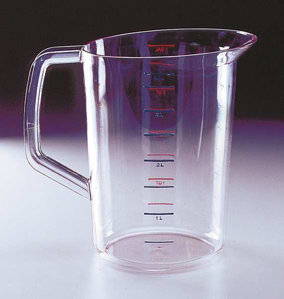 Choice 4 Qt. Clear Plastic Measuring Cup with Graduations
