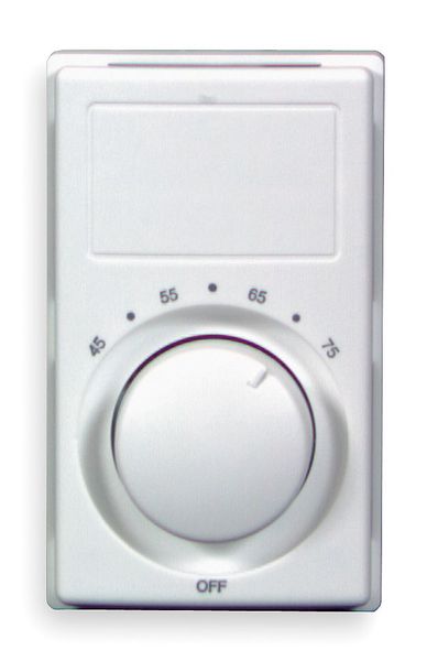 Dayton Thermostat, Wall, 120-277V, 60 Hz 2YU89
