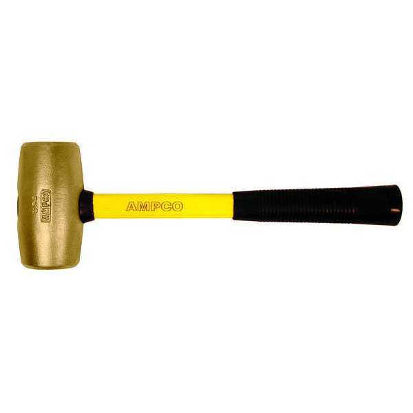 Ampco Safety Tools Nonsparking Mallet, Aluminum Bronze M-2FG