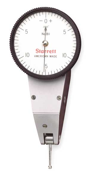 Starrett Dial Test Indicator, Swl Hd, 0 to 0.030 In 811-5CZ