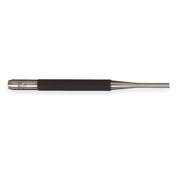 Starrett Drive Pin Punch, 1/8 In Tip, 4 In L 565C