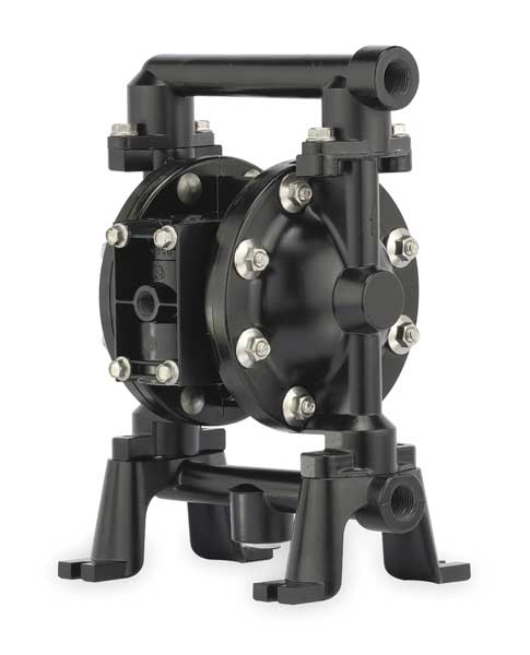 Aro Double Diaphragm Pump, Aluminum, Air Operated, Viton, 75 GPM 650718-C