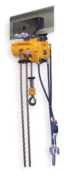 Ingersoll-Rand Air Chain Hoist, 550 lb. Cap., 10 ft. Lift ML250KS-2DA10-C6