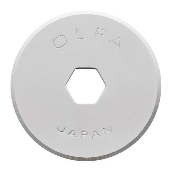Olfa Rotary Straight Blade, 18mm W, PK2 RB18-2