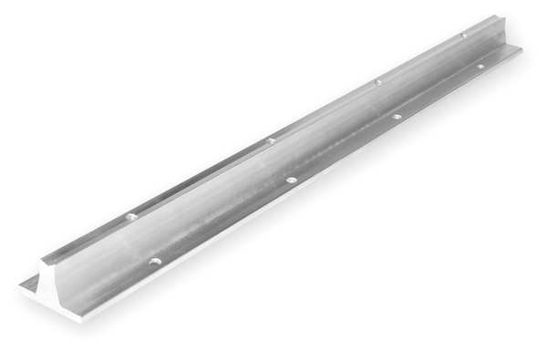 Pbc Linear Support Rail, Aluminum, 0.750 In D, 24 In SR12PD-024.000