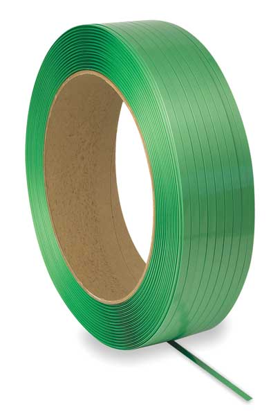 Zoro Select Strapping, Polyester, Smooth, 4000 ft. L 2CXL2