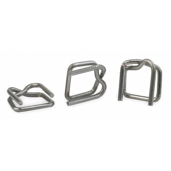 Pac Strapping Products Strapping Buckle, 1/2", PK1000 B-4A