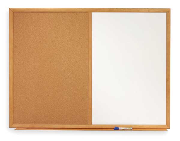 Quartet Bulletin/Whiteboard Combination 36"H x 48"W S554