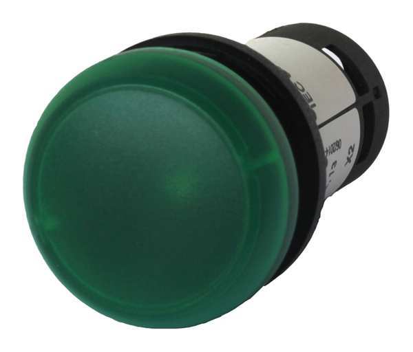 Eaton Raised Indicator Light, Green, 24VAC/DC C22-L-G-24