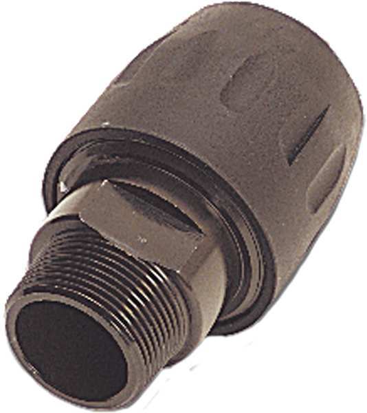 Transair Male Threaded Connector, Transair, Brass 6605 40 43GR