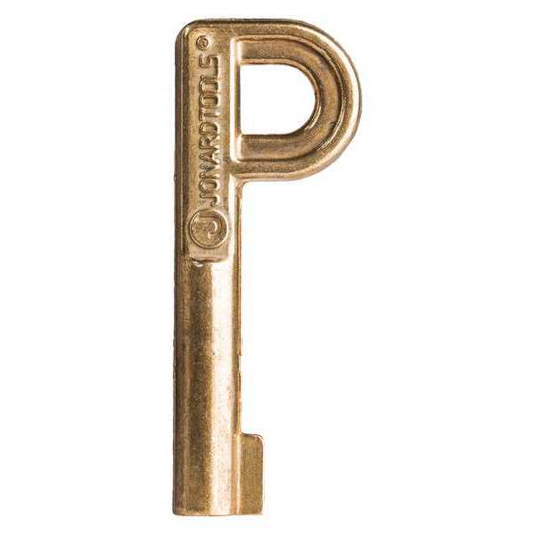 Jonard Tools P Key, For Self Lock Pedestal Lock, Brass TTK-225
