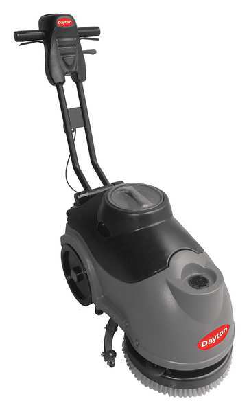 Dayton Walk Behind Floor Scrubber, 15 in. 20HW28