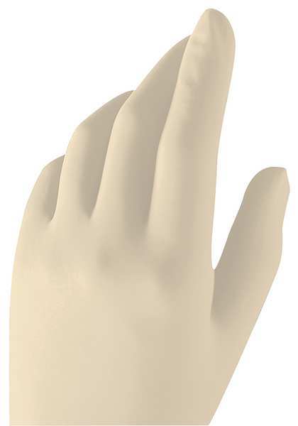 Gammex Disposable Gloves, 6.30 mil Palm, Neoprene, Powder-Free, S, 1 PR, Cream 113669