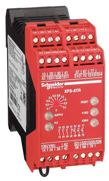 Schneider Electric Safety Monitoring Relay, 24VAC/DC, 2.5VA XPSAXE5120P