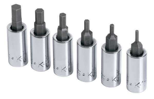 Sk Professional Tools 1/4" Drive Socket Set, Metric, 6 pcs 19732