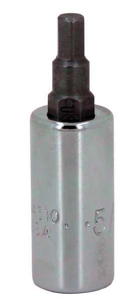 Sk Professional Tools 1/4 in Drive, 2.5mm 6 pt Metric Socket, 6 Points 44325