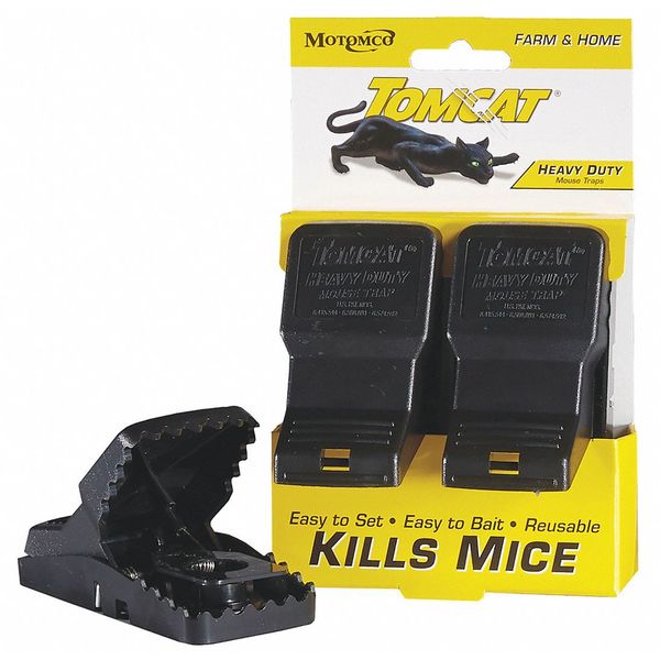 Tomcat Mouse Trap, 2-1/2 In. L, 5 In. W, PK2 33536