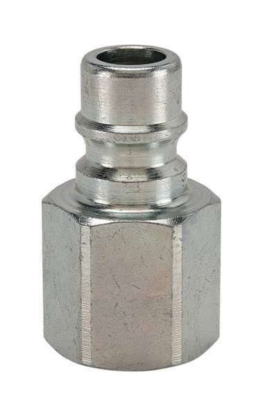 Snap-Tite Hydraulic Quick Connect Hose Coupling, Steel Body, Ball Lock, 1/4"-18 Thread Size, H Series PHN4-4F