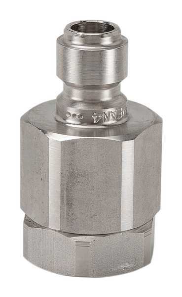 Snap-Tite Hydraulic Quick Connect Hose Coupling, 316 Stainless Steel Body, Ball Lock, 3/4"-14 Thread Size SVEAN12-12F