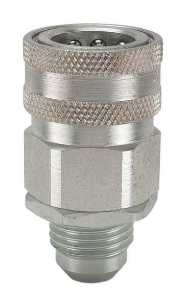 Snap-Tite Hydraulic Quick Connect Hose Coupling, Steel Body, Sleeve Lock, 3/4"-16 Thread Size, H Series VHC8-8EMV