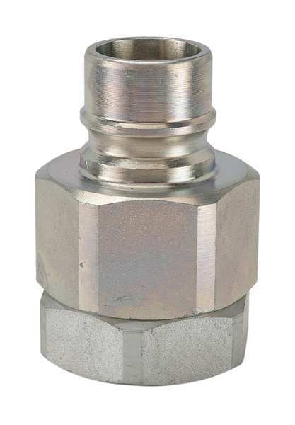 Snap-Tite Hydraulic Quick Connect Hose Coupling, Steel Body, Ball Lock, 1/4"-18 Thread Size, H Series VHN4-4FV