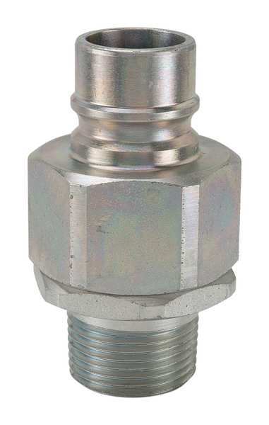 Snap-Tite Hydraulic Quick Connect Hose Coupling, Steel Body, Ball Lock, 3/8"-18 Thread Size, H Series VHN6-6M