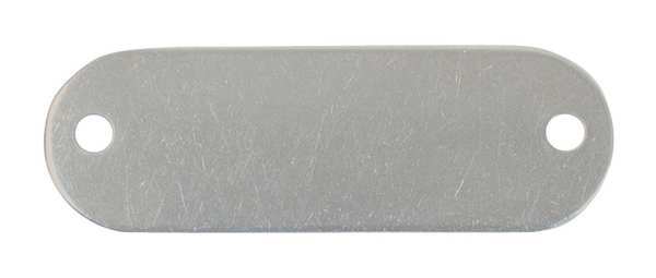 C.H. Hanson Blank Tag, Rectangle, Steel, PK25 43106