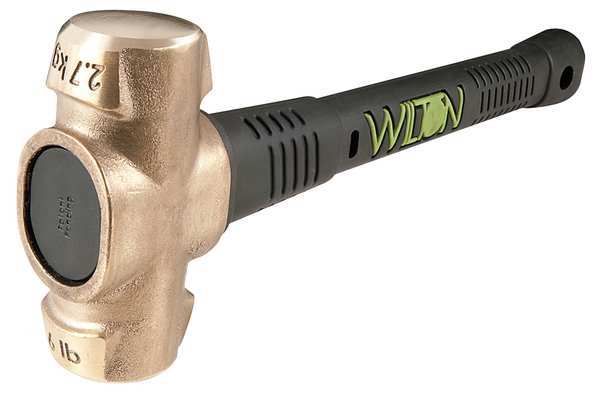 Wilton Sledge Hammer, 6 lb., 16 In, Rubber/Steel 90616