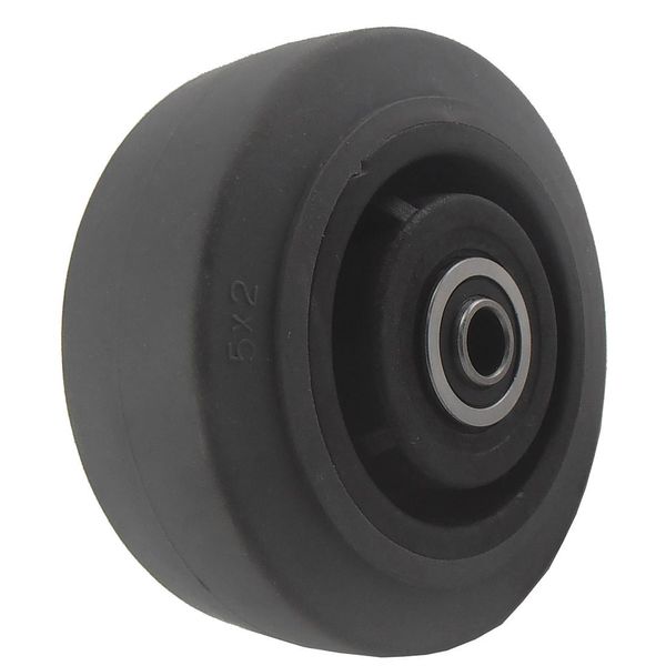 Zoro Select Caster Wheel, Gray, 75 Shore A, 1/2 in Bore 20PM15