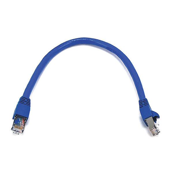 Monoprice STP Cable, 500MHz, 24AWG, Blue, 1ft 5898