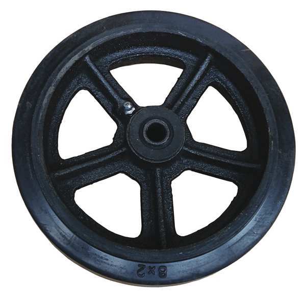 Dayton Mold-On Rubber Wheel, 8 MH34D66901G