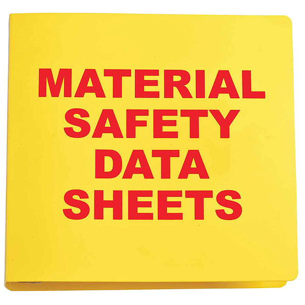 Brady Binder, Material Safety Data Sheets BR825A | Zoro