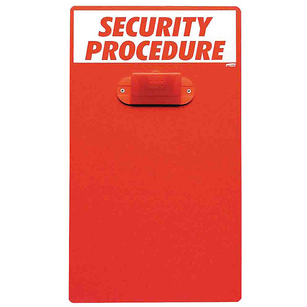 Brady Workplace Safety Clipboard, English CB322E