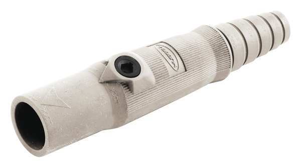 Hubbell Connector, 3R, 4X, 12, Male, White, Double HBL15MW