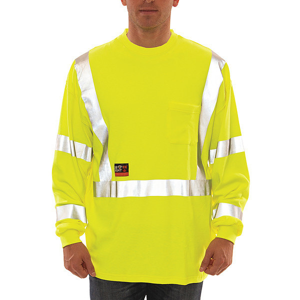 Tingley Job Sight FR Long Sleeve T-Shirt, Yellow, L S85522
