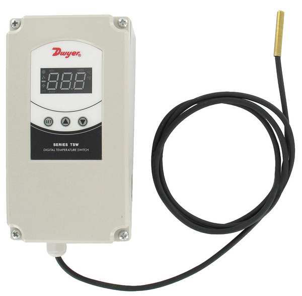 Dwyer Instruments Temperature Controller, Digital, DR TSW-260