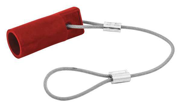 Hubbell Single Pole Connector, Protective Cap, Red HBL15FCAPR