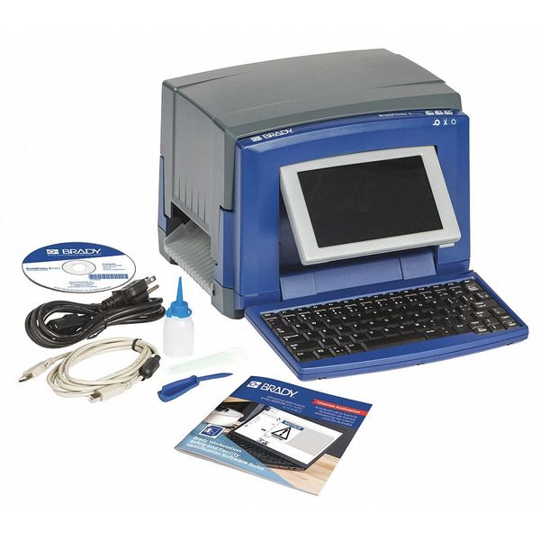 Brady Desktop Label Printer Kit, S3100 Series, Single Color Capability S3100W-BWSSFID