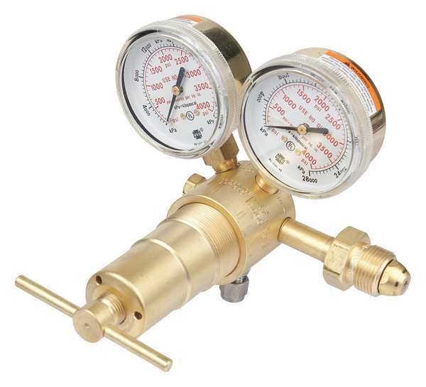 Victor Gas Regulator, Single Stage, CGA-540, 200 to 3000 psi, Use With: Oxygen 0781-1445