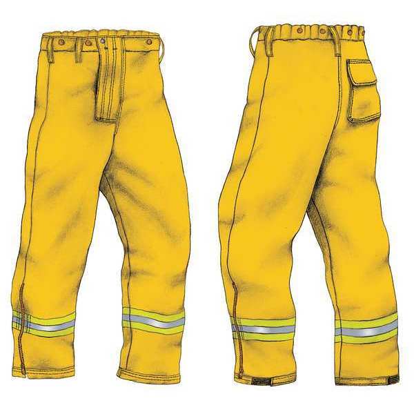 Veridian Limited Wildland Trouser, Nomex, Yellow, M TWLD-D29-000-41-YYY - M