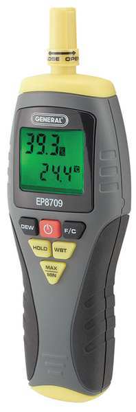 General Tools EP8710 Temperature Humidity Meter