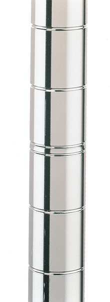 Metro Mobile Post, D x 1"W x 13-3/4"H, Chrome 13UP