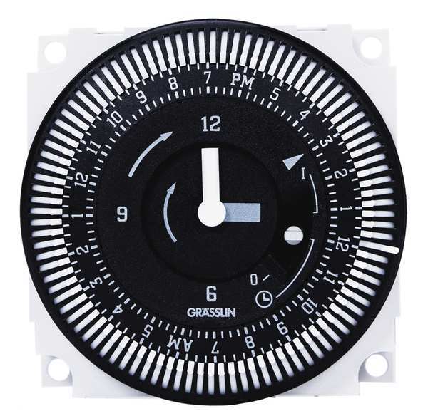 Intermatic Electromechanical Timer, 24-Hour, SPDT FM1STUZH-120U