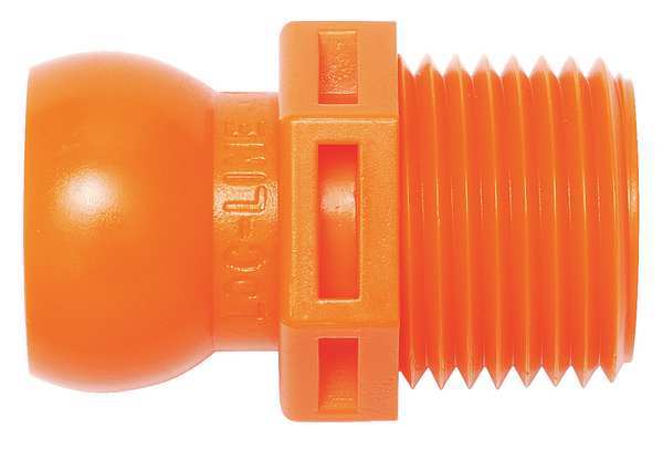 Loc-Line Male NPT Connector, 1/2In, PK50 59865